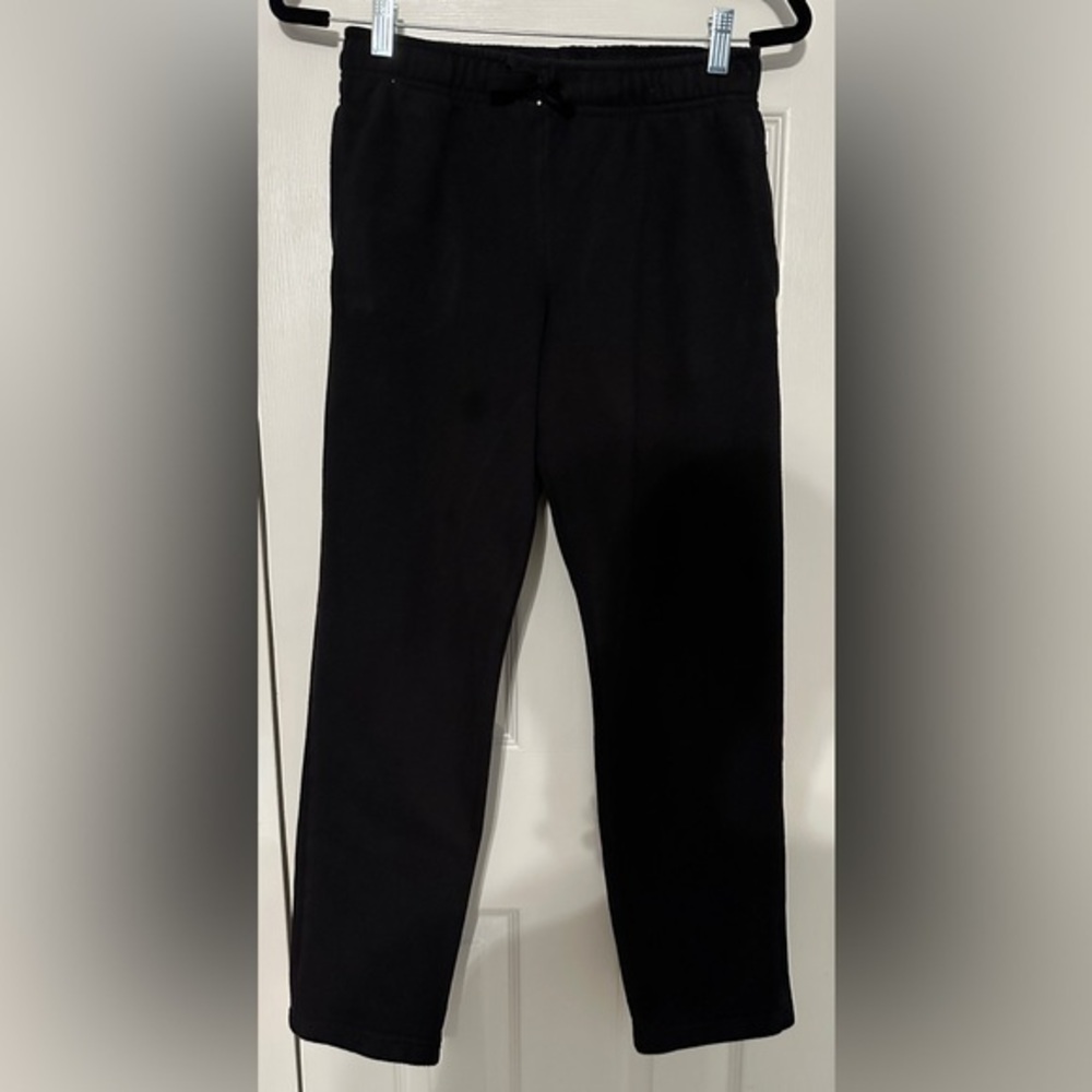 Tek Gear Kids Black Ultrasoft Fleece Sweatpants Size L (10–12)